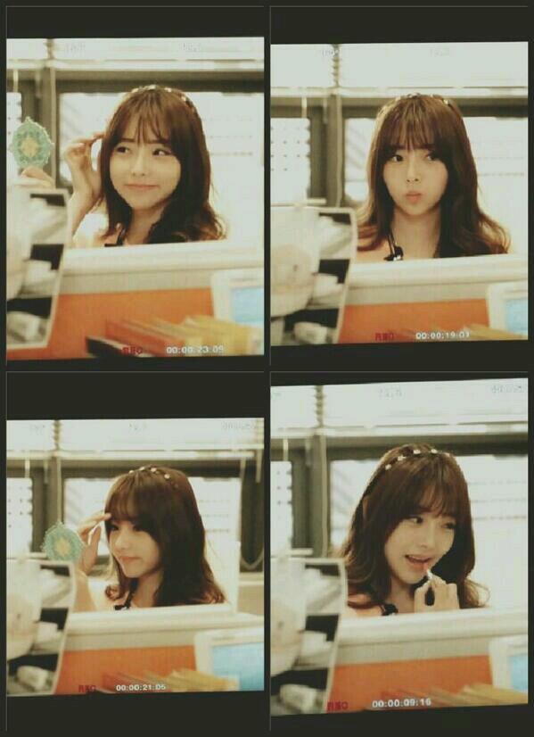 촬영중! 오늘두 파이팅!♡