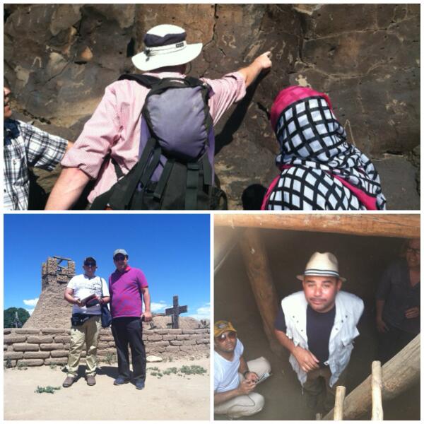 IntRelationsSF's tweet photo. Last week, we hosted a Middle Eastern #IVLP delegation focusing on archaeology. Take a look at their visit to #NM! http://t.co/i6YO4nL3zz