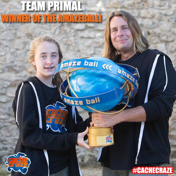 CacheCraze's tweet image. Last night’s winner is #TeamPrimal #CacheCraze