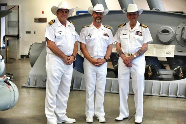 Bill_Truelove's tweet photo. Honoured to join WESTDEF participants @Naval_Museum of AB with Honourary Naval Captains- B. Wilson &amp; P. Bissonnette http://t.co/mtjcxxBo04