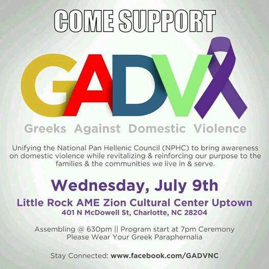 Please join me tonight as I come in support and bring awareness to domestic violence.