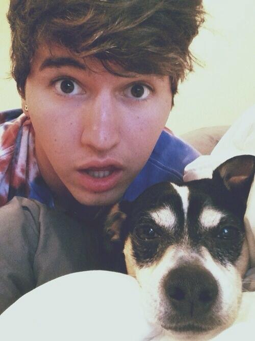 "@jccaylen: JC and Wishbone! " he's so f**king cute.