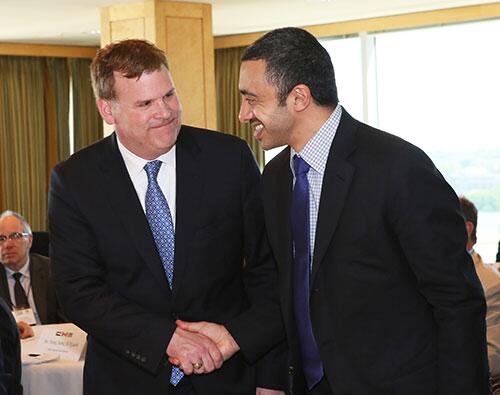 Baird's tweet photo. Concluded very successful #CanadaUAE visit today with @ABZayed - Calgary, Vancouver &amp; Toronto http://t.co/U8zdltjMTx http://t.co/x41erEds2o