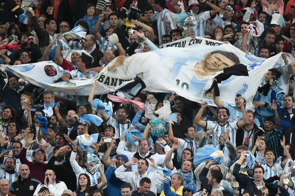 BBCSport's tweet image. Maxi Rodriguez scores. #ARG will face #GER in the #WorldCup final bbc.in/1xT5QDj