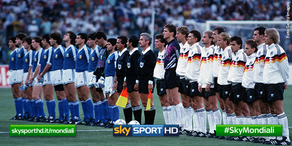 SkySport's tweet photo. Domenica al #Maracana la finale sarà #ArgentinaGermania come nel 1986 e nel 1990 #SkyMondiali http://t.co/rJBv3Ipac9