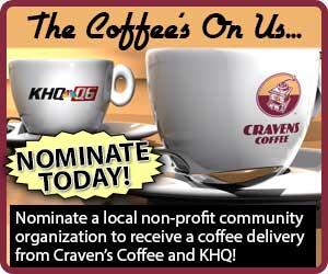 KHQLocalNews's tweet image. Make your nomination today! You get coffee if your submission gets the most votes! bit.ly/1c1rUko #cravens