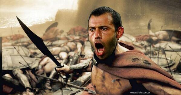 CON MASCHERANO, A LA GUERRA.