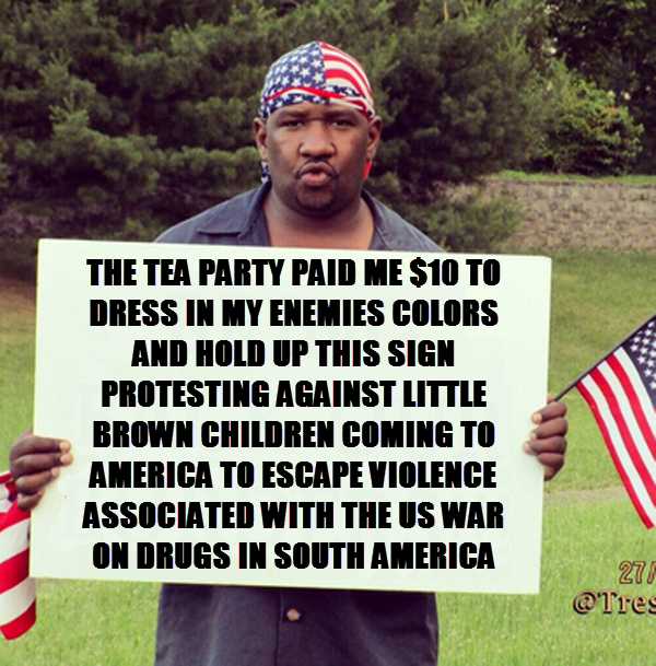 blacktalkradio's tweet photo. African-AMERICANS, what can you say...sigh #securetheborder #kneegrows http://t.co/zg4neUcg1h