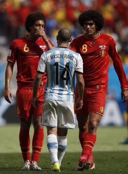 Reybordones's tweet photo. Mascherano!! Que huevos tenes!! Grande #VamosArgentina #ArgentinaALaFinal #DIRECTVCopaMundial http://t.co/Qav0NQ1qvu