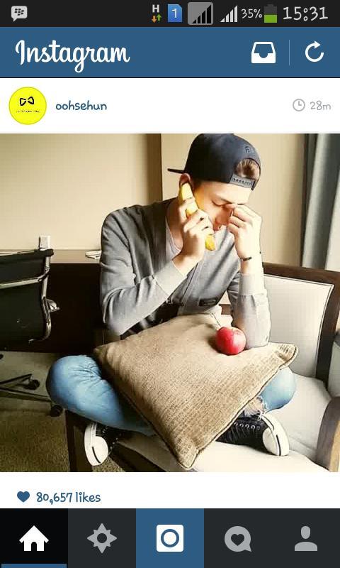 naylutralalaa's tweet photo. Banana phone call me~ dasar geblekkkkkk.....orang ganteng bebasssss ㅋㅋㅋㅋㅋ http://t.co/FyYXicOi7y