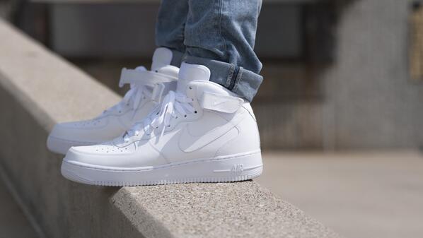 white air force ones finish line