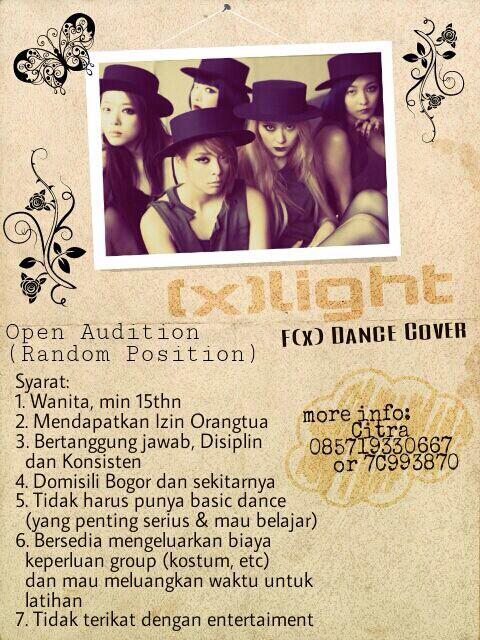 SayPink_DC's tweet photo. @GAZELLE_GZ [HELP RT] open audition cek pict ne ^^ minat chat twitter atau hub CP kami http://t.co/Dop1PCY4r0