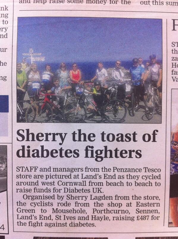 Well done sherry and team, I don't want the girls bike next time! #awesome31 #2tilesmile