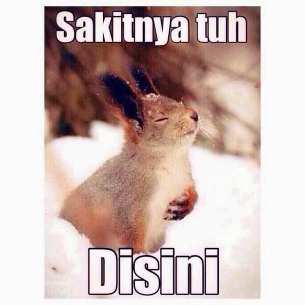 Sakitnya tu, kyk bgini.
