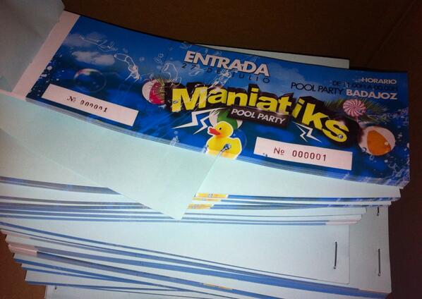 Code_Caceres's tweet image. Ya están aquí!!!Pide tu entrada anticipada de @ManiatiksFest nl 617997432(tb whatsapp) Solo15€ en toda Extremadura Rt