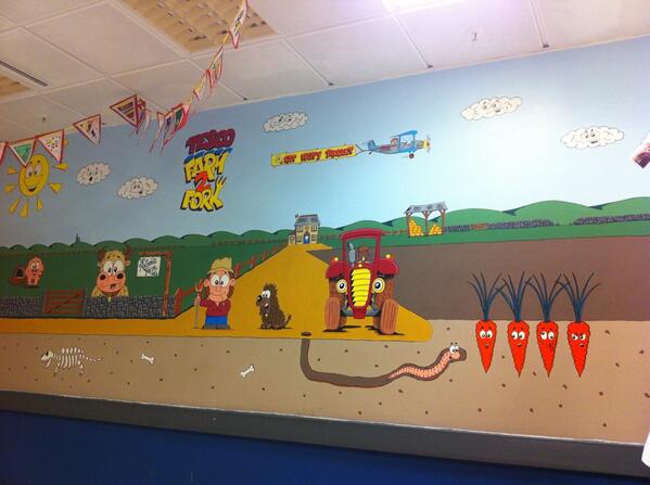 Lee finished decorating training room, looks awesome! #awesome31 #farmtofork thank you Lee, love it.
