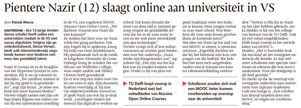 wfvanvalkenburg's tweet photo. Naar aanleiding van @ScienceguideNL artikel over Nazir ook een artikel in Wegenerbladen: http://t.co/G8aUotukKn