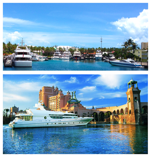 TheCoveAtlantis's tweet image. Which yacht should we take today? #vacationproblems