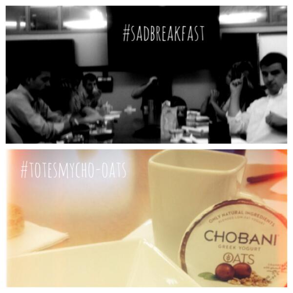 VicaShobe's tweet photo. @chobani thanks for saving me from a #sadbreakfast one chobani oats cup at a time! #totesmyChoOats http://t.co/roV73vH5Mf