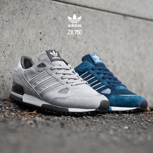 size? on Twitter: "New In. adidas ZX 750 'Dark &amp; 'Soft Grey'. Available in stores and online now: http://t.co/ATnFE3oGhh http://t.co/y4BqLqZwDv" / Twitter
