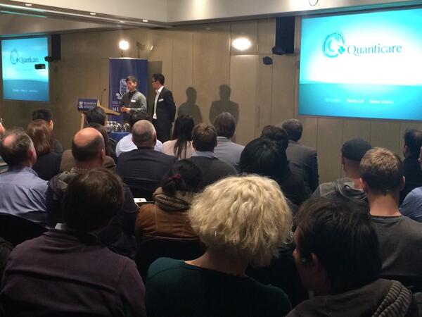 MAPUniMelb's tweet photo. #MAP14 team Quanticare Technologies - bringing concepts of quantified self to healthcare http://t.co/LCkgYW6stG