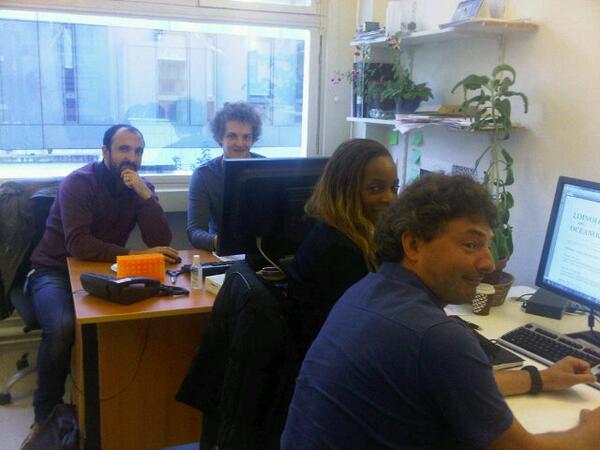 3 equipes de <a href="/UMR_BOREA/">Laboratoire BOREA</a>  dans un même bureau #transversalite