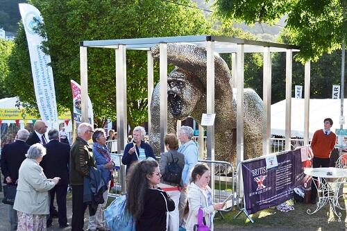 BritishIronwork's tweet image. Make sure you visit the #Spoongorilla @llangollen_Eist this week #VIPguest