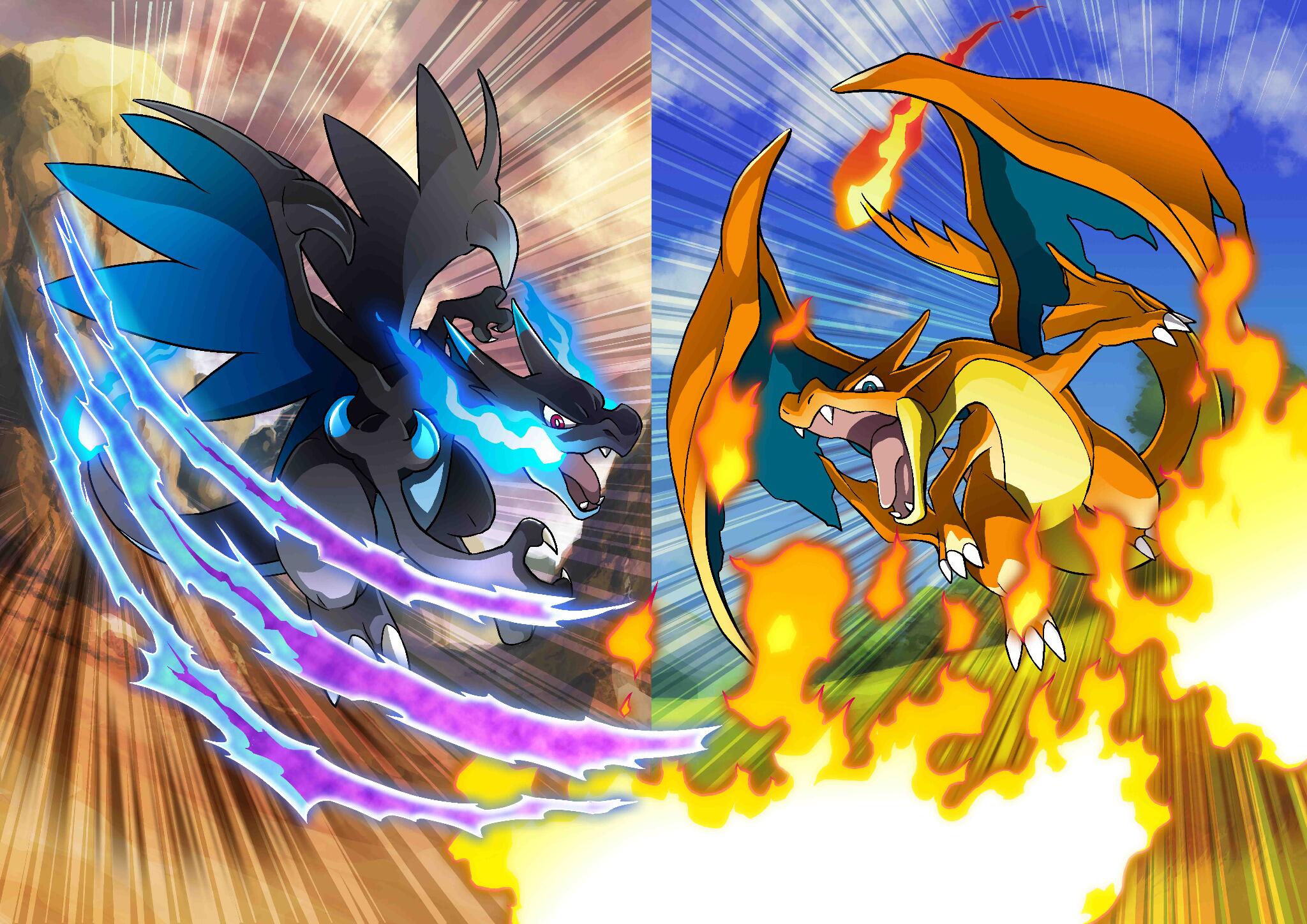 Illustration Mega Charizard X