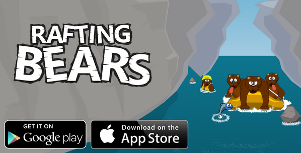 RaftingBears's tweet photo. Released for #iPhone 
Get it now @AppStore 
https://t.co/tBVk8gZocy
#iosgames #gamedev #madewithunity http://t.co/oNRJpARQpC