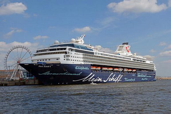 PeterHeidacker's tweet image. Mein Schiff 1 /Hamburg Harbour