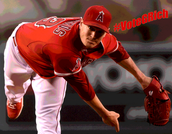 Angels's tweet photo. .@GRICHARDS26 looks awesome in poster form, but would look even more awesome in an All-Star jersey! #VoteGRich NOW! http://t.co/LKCVb3Cm8a