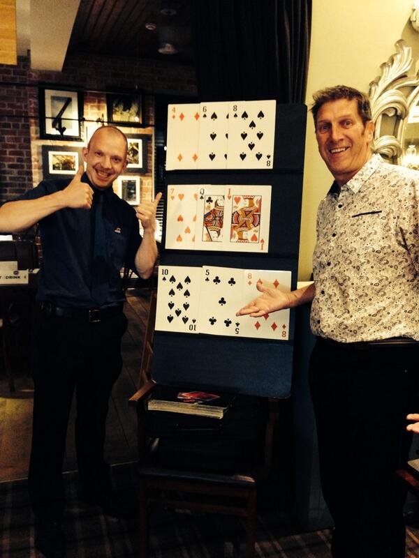 JHTheFiveways's tweet image. So 'Play Your Cards Right' went well last night! Chris, our assistant manager won £110! #JoinUsNextWeek #ItCouldBeYou