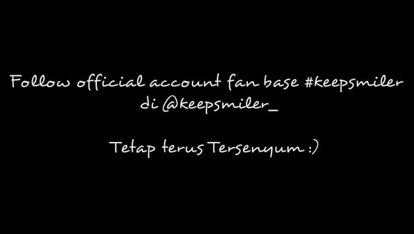 Masspeeb's tweet photo. Follow official account fan base #keepsmiler di @keepsmiler_ | @caisarjuniari http://t.co/t0kfUu79SA