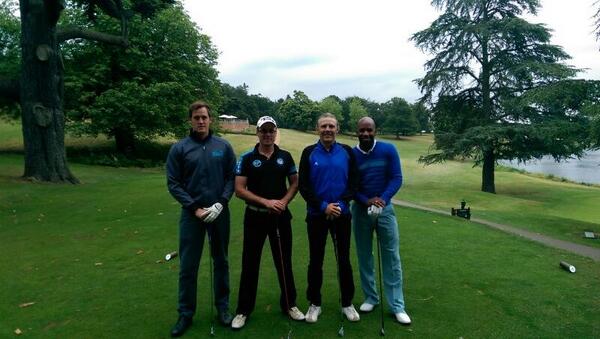 Great to see <a href="/1JimmyBullard/">ExtraTimeMgt</a> and <a href="/DJSpoony/">DJ SPOONY</a> here today #golf #brockethall