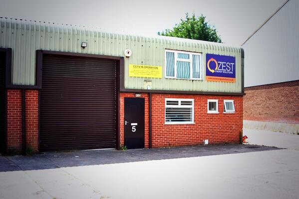 ZestEnergy's tweet photo. Well now the signs up its official - we have moved!!!  This is the new Warwick office http://t.co/P5eocCDbks