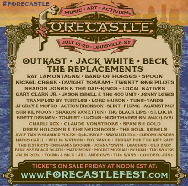 RT to enter-to-win 2 FREE GA WEEKEND PASSES to @Forecastle at <a href="/wfpark/">Waterfront Park Lou</a>! Enter again/details: fb.me/6zBDESMV4