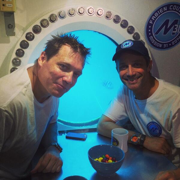 FCousteau's tweet image. Got a visit from great guy &amp;amp; actor @HoltMcCallany during @Mission_31