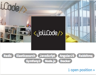 dotJobs's tweet photo. @JoliCode is on @dotJobs and supports the @HackerPledge.There is 1 open position http://t.co/gsoGykd6KR http://t.co/uljik1EOiG