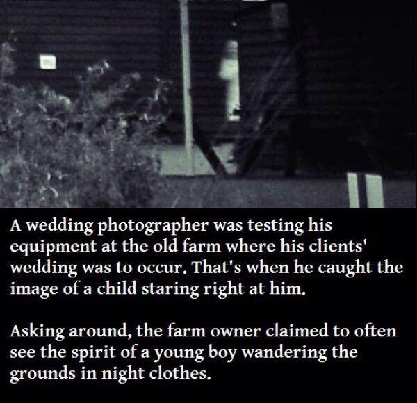 PhantomImages's tweet image. A creepy wedding venue