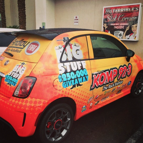 TerribleHerbst's tweet photo. If you see this orange dream out&amp;about... tell the driver how much u LOVE @TerribleHerbst=WIN a prize! #FollowTheFiat http://t.co/5TcUVKOKXG