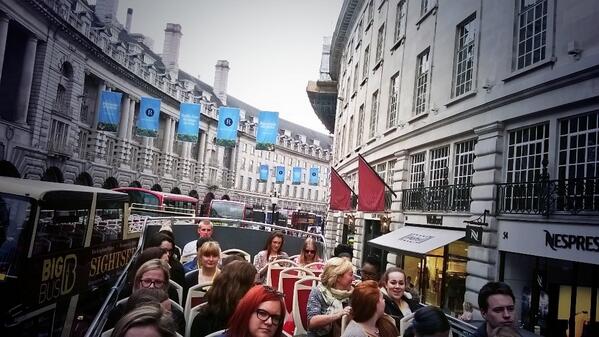 Off for a ride with @bigbustourslondon Playing tourist in London and loving every second. #BBTLDN