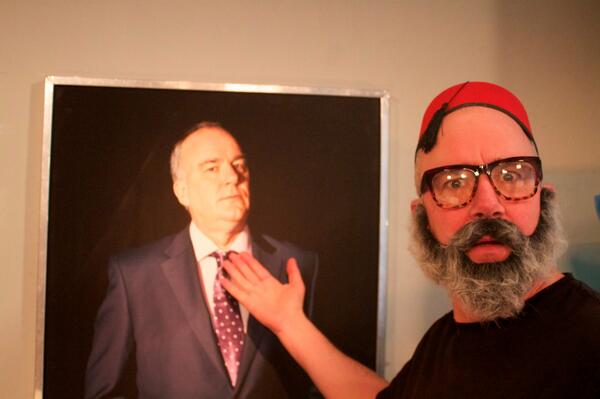 Not just a master of comedy but a master of disguise too? There is no end to Jack Docherty's talents.