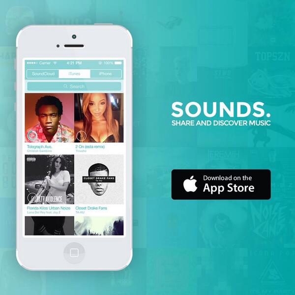 Today we are proud to launch <a href="/Sounds_App/">Sounds 🎧</a> to share music on Instagram. Get the App on soundsapp.co ❤️