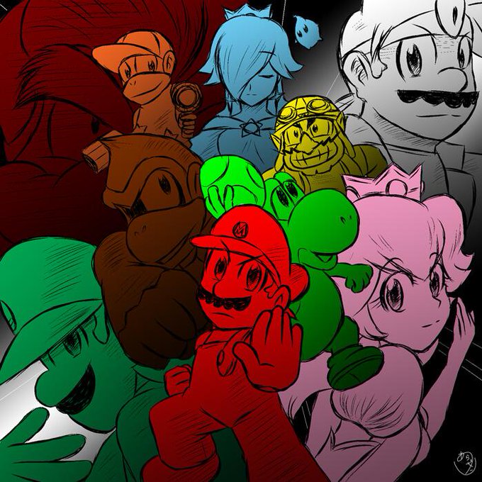 マリオファミリーのtwitterイラスト検索結果 古い順