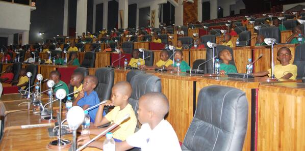 120 students and staff of Kingdom Junior School from Musanze District, visited today Rwanda Parliament <a href="/MukabalisaD/">Mukabalisa Donatille</a>