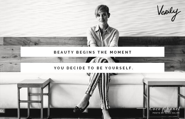 Verily Magazine on X: Beauty begins the moment you decide to be