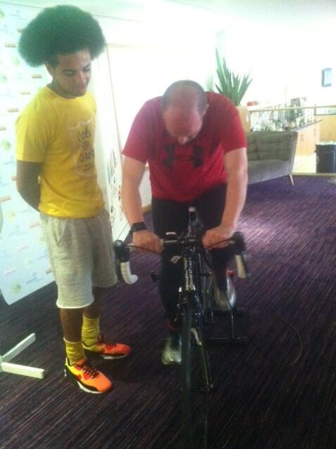 WarwickConf's tweet photo. .@mjweston is 2nd in our #FastestFive #Cycle4Change challenge - thanks for helping raise money for @BicycleCharity! http://t.co/yXeuqxXYHq