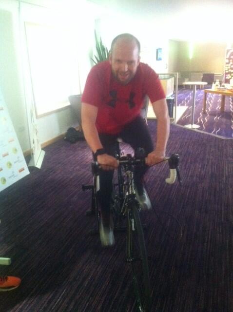 WarwickConf's tweet photo. .@mjweston is 2nd in our #FastestFive #Cycle4Change challenge - thanks for helping raise money for @BicycleCharity! http://t.co/yXeuqxXYHq
