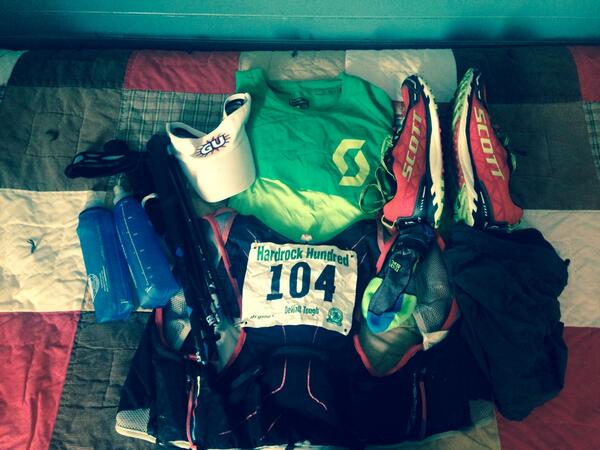 AirStuart's tweet photo. @scottrunning @scottsports @GUEnergyUK All packed for the epic Hardrock 100mile endurance race tomorrow!Can't wait;-) http://t.co/sTZy3wP9mV