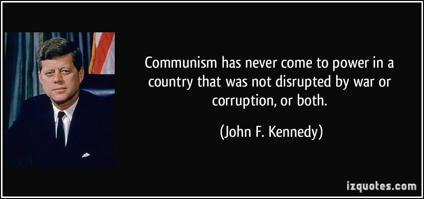 jfk communism quotes